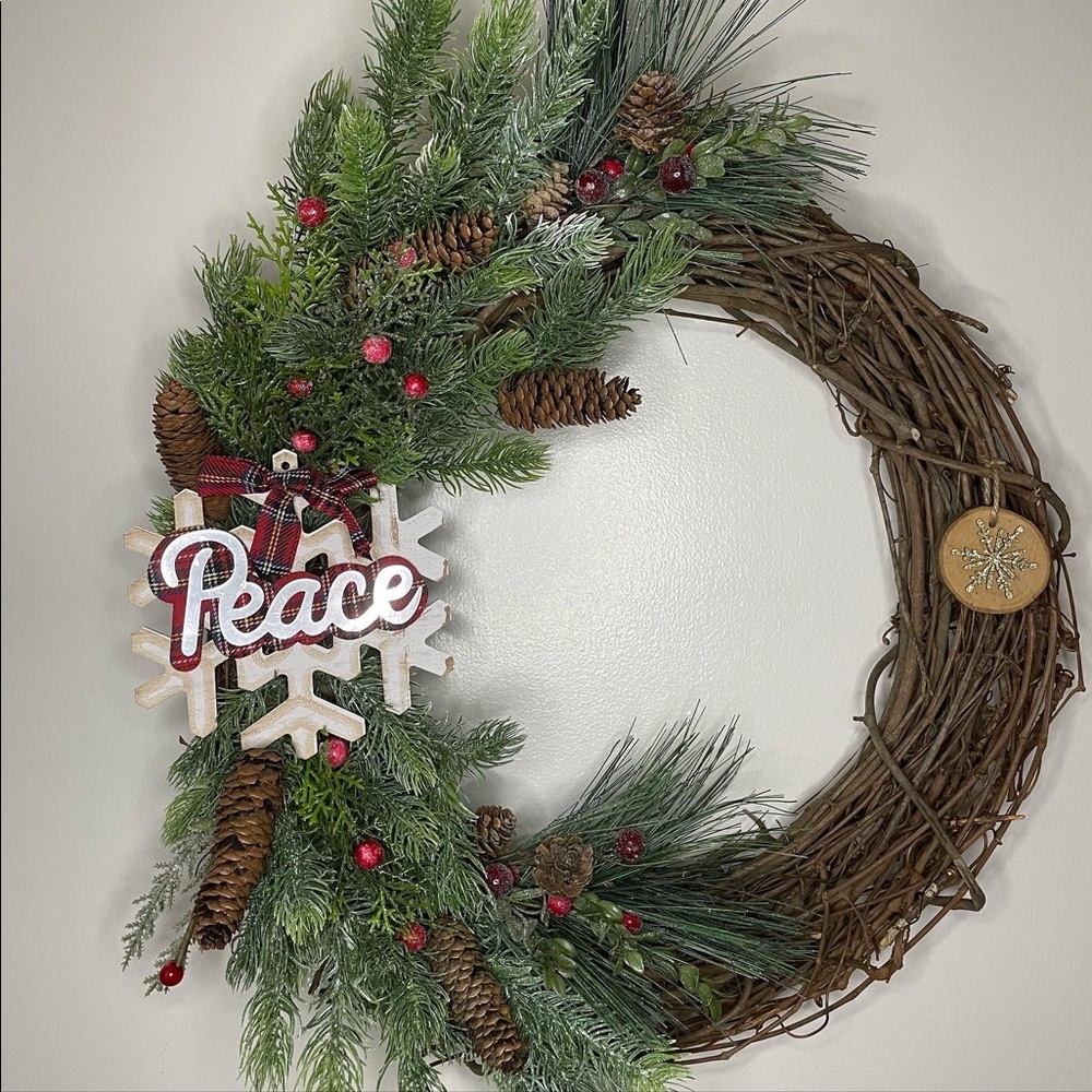 Handcrafted and handmade winter wreaths!